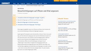 
                            9. Benachrichtigungen auf iPhone und iPad anpassen - connect