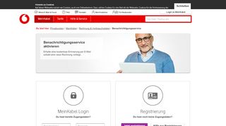 
                            8. Benachrichtigungsservice - Vodafone Kabel Deutschland Kundenportal