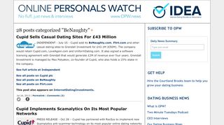 
                            12. BeNaughty - Online Personals Watch