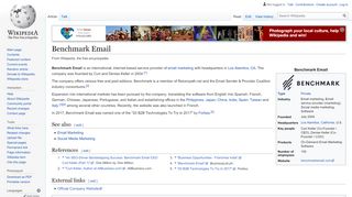 
                            12. Benchmark Email - Wikipedia