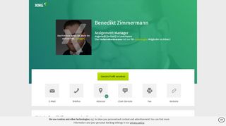 
                            12. Benedikt Zimmermann - Assignment Manager - Bayer AG | XING