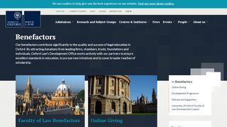 
                            9. Benefactors | Oxford Law Faculty - University of Oxford