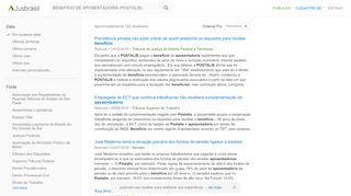 
                            2. BENEFÍCIO DE APOSENTADORIA (POSTALIS) | Notícias | Busca ...