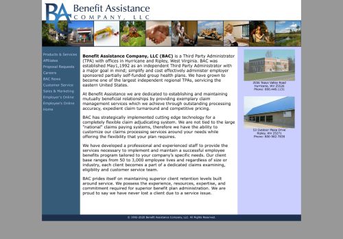 
                            5. Benefit Assistance Corporation
