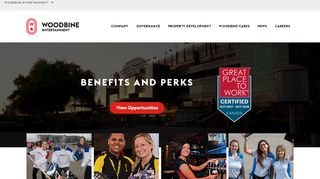 
                            3. Benefits and Perks - Woodbine Entertainment - Woodbine Racetrack