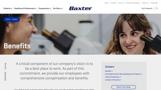 
                            3. Benefits | Baxter