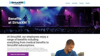 
                            7. Benefits for Employees - SiriusXM