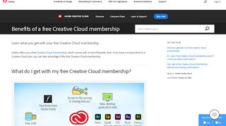 
                            7. Benefits of a free Adobe Creative Cloud membership
