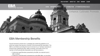 
                            9. Benefits of EBA Membership Benefits | Evansville Bar Association