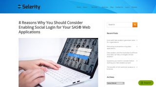 
                            10. Benefits of enabling social login - Selerity SAS Software Services