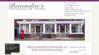 
                            7. Benenden's Community Shop | Village Shop, Café & Post Office