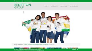 
                            10. Benetton Group - Corporate Website