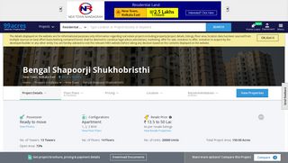 
                            9. Bengal Shapoorji Shukhobristhi New Town, Kolkata | Price List, Floor ...