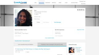 
                            7. Beni-Senior Manager HR & Admin in Ishan Group - Naukri.com