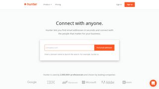 
                            13. Benify - email addresses & email format • Hunter - Hunter.io
