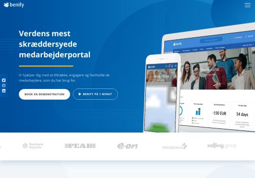 
                            2. Benify: Verdens mest skræddersyede medarbejderportal