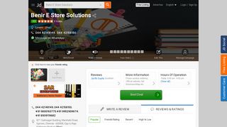 
                            7. Benir E Store Solutions, Egmore - Stationery Shops in Chennai - Justdial