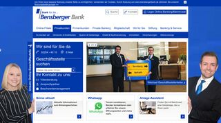 
                            1. Bensberger Bank Online - Bensberger Bank eG