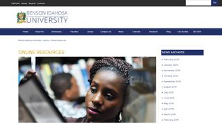 
                            5. Benson Idahosa University Online Resources