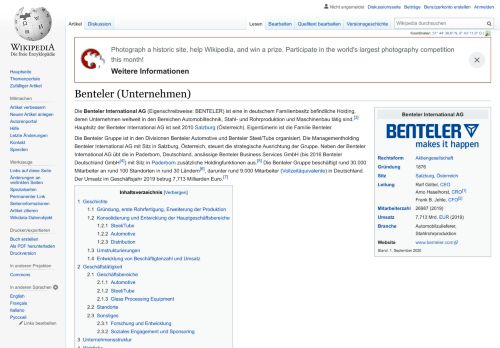 
                            12. Benteler (Unternehmen) – Wikipedia