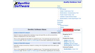 
                            2. Benthic Software - News