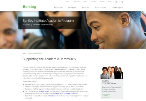 
                            3. Bentley Institute Academic Programs for Students, Educators