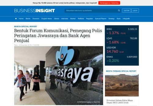 
                            12. Bentuk Forum Komunikasi, Pemegang Polis Peringatan Jiwasraya ...