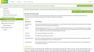 
                            11. Benutzer-Einstellungen - UCServer Tools for Active Directory ...