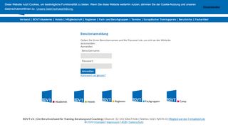 
                            1. Benutzer-Login | BDVT