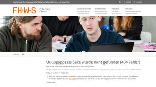 
                            7. Benutzeraccount - FHWS - IT Service Center - Hochschule für ...
