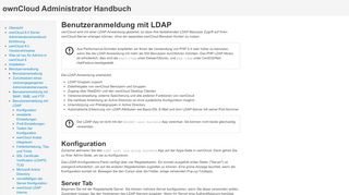 
                            10. Benutzeranmeldung mit LDAP — ownCloud ownCloud 8.0 ...