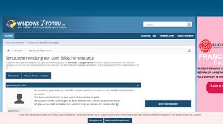 
                            9. Benutzeranmeldung nur über Bildschirmtastatur - Windows 7 Forum