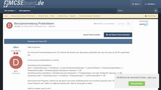 
                            13. Benutzeranmeldung Protokollieren - Windows Forum — Allgemein ...