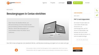 
                            4. Benutzergruppen in Contao einrichten - Pergamon interactive GmbH