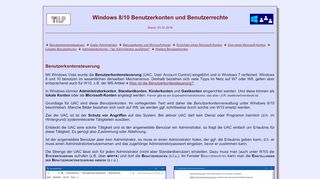 
                            10. Benutzerkonten und -Rechte unter Windows 8/10 - Tilps Page