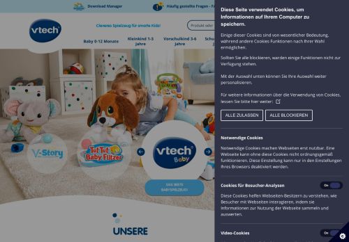 
                            3. Benutzerkonto anlegen - Vtech