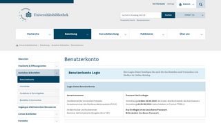 
                            2. Benutzerkonto - Ausleihen & Bestellen - Benutzung ... - UB Potsdam