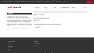 
                            1. Benutzerkonto | customweb GmbH | Zahlungslösungen