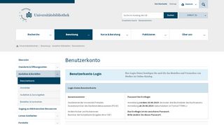 
                            5. Benutzerkonto - UB Potsdam - Universität Potsdam