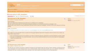 
                            13. Benutzername in URL übergeben - Untis