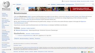 
                            1. Benutzername – Wikipedia