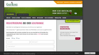 
                            8. Benutzerregistrierung – GolfRange GmbH - GolfRange Augsburg