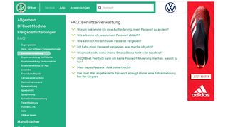 
                            5. Benutzerverwaltung | DFBnet
