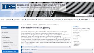 
                            5. Benutzerverwaltung (IdM) › Regionales Rechenzentrum Erlangen ...