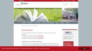 
                            4. Benutzung / Anmeldung :: Stadtbibliothek Nordhorn