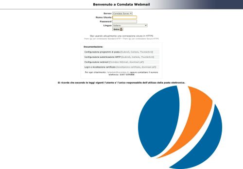 
                            9. Benvenuto a Comdata Webmail: Posta