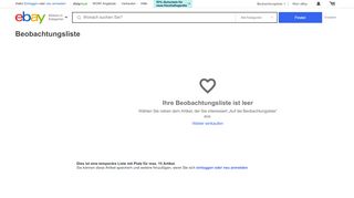 
                            3. Beobachtungsliste - eBay