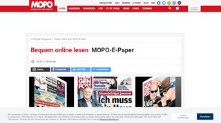 
                            7. Bequem online lesen: MOPO-E-Paper | MOPO.de