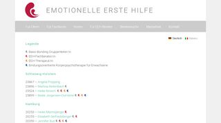
                            2. Berater in Deutschland – Emotionelle Erste Hilfe