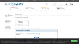 
                            11. Beratung Faq Login Kunden_login - Erwin Müller Onlineshop